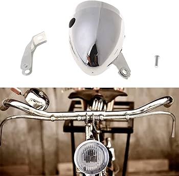 Amazon | ヴィンテージ自転車ライトレトロ自転車ヘッドライト 3 LED